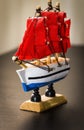 Statuette of a sailing ship