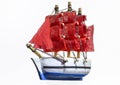 Statuette of a sailing ship