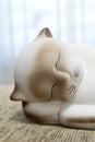 Statuette siamese cat Royalty Free Stock Photo