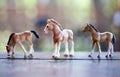 Statuette of three horses Royalty Free Stock Photo