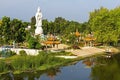 Stature white marble Quan Yin