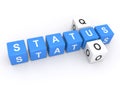 Status Quo sign Royalty Free Stock Photo