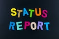Status report business growth information analysis