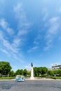 Statute of the French general Foch at the Trocadero place Royalty Free Stock Photo