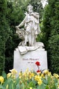 Statute of Hans Makart in Vienna,Austria