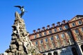 Statuto square in Turin Royalty Free Stock Photo