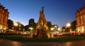 Statuto square in Turin, Italy Royalty Free Stock Photo