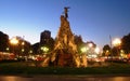 Statuto square in Turin, Italy Royalty Free Stock Photo