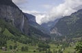 Staubbach Falls, Lauterbrunnen, Switzerland Royalty Free Stock Photo