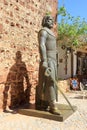 Staue of Dom Sancho at the entrance to Silves castle