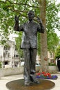 Staue of historic South African leader Nelson Mandela