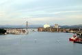 Stavanger harbour with bridge