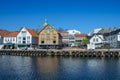 Stavanger, Norway - May 8th 2017: the inner harbour of the port of Stavanger. Royalty Free Stock Photo