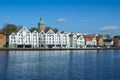 Stavanger, Norway - May 8th 2017: the inner harbour of the port of Stavanger. Royalty Free Stock Photo