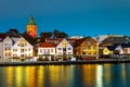 Stavanger at night