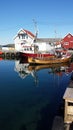 Stavanger , Norway. Harbour in small village outside the town Royalty Free Stock Photo