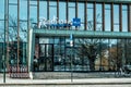 Downtown Stavanger Radisson Blu Atlantic Hotel Entrance Modern Architecture Glass Facade