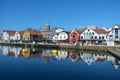 Stavanger, Norway - May 8th 2017: the inner harbour of the port of Stavanger. Royalty Free Stock Photo