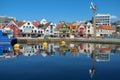 Stavanger, Norway - May 8th 2017: the inner harbour of the port of Stavanger. Royalty Free Stock Photo