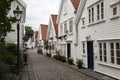 Stavanger old town Royalty Free Stock Photo