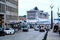 MV Fantasia Cruise Line Ship Moored In Stavanger Harbour