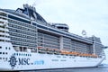 MV Fantasia Cruise Line Ship Moored In Stavanger Harbour