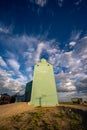 Last remaining grain elevator in Stavely, Alberta