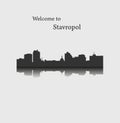 Stavropol, Russia, city silhouette