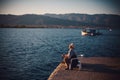 Older Woman Fishing