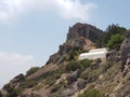 Stavrovouni Monastery is a Greek Orthodox monastery which stands on the top of a hill called Stavrovouni in Cyprus. Royalty Free Stock Photo