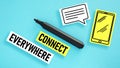 Stay Connect Everywhere is shown using the text