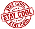 Stay cool red stamp