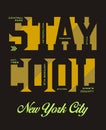 Stay cool, vector Royalty Free Stock Photo