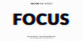 stay focus glitch editable text effect