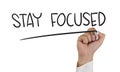 Stay Focused Royalty Free Stock Photo