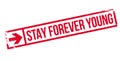 Stay forever young stamp