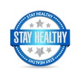 stay healthy seal illustration design