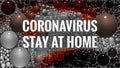 Stay At Home Coronavirus Covid Alert