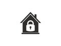 Stay home icon. Vector illustration, flat design. Royalty Free Stock Photo