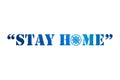 Stay home message for COVID-19 Royalty Free Stock Photo