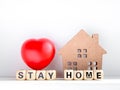 Stay home, stay safe concept Royalty Free Stock Photo
