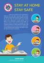 Stay at home stay safe for children