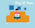 Stay at Home Royalty Free Stock Photo