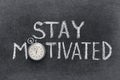 Stay motivated Royalty Free Stock Photo