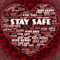 Stay Safe Keep Apart Covid-19 Outbreak Coronavirus Covid Text Header