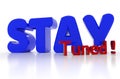 Stay tuned, 3d rendering Royalty Free Stock Photo