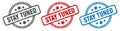 stay tuned stamp. stay tuned round isolated sign. Royalty Free Stock Photo