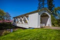 Stayton Park Covered Bridge Royalty Free Stock Photo