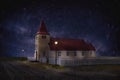 StaÃÂ°astaÃÂ°akirkja, a typical little Icelandic church on the Snaefellsnes peninsula, Iceland