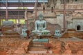 Stcco buddha statue at at Ta Moke Shwe Gu Gyi Pagoda Kyaukse Mandalay Myanmar Royalty Free Stock Photo